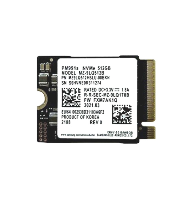 SSD Samsung PM991a 256GB - M2-PCIe NVMe 2230